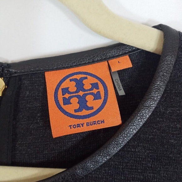 Tory Burch Navy Sleeveless Sheath Dress - Picture 6 of 9